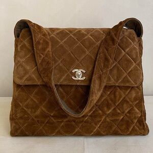 Chanel Suede Shoulder Bag ☆